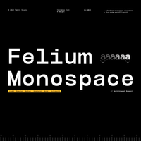 TBJ Felium Monospace Font Family