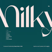 TBJ Milky – 8 Styles Boldly Sans