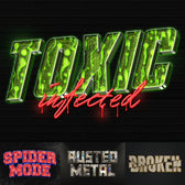 Texture 3D Text Effect