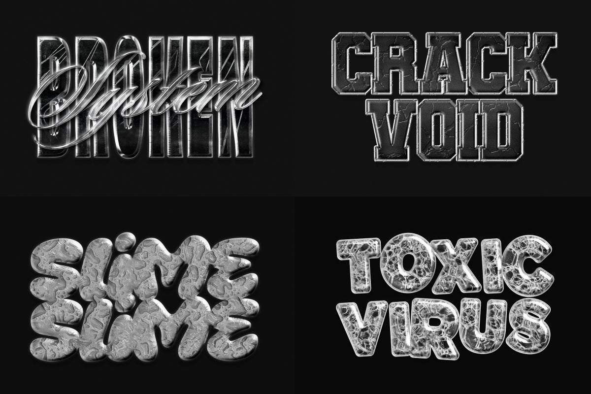 Storage Texture Text Textured Metal Text Effect by Matsero