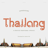 Thailong Creative Traditional Typeface Font