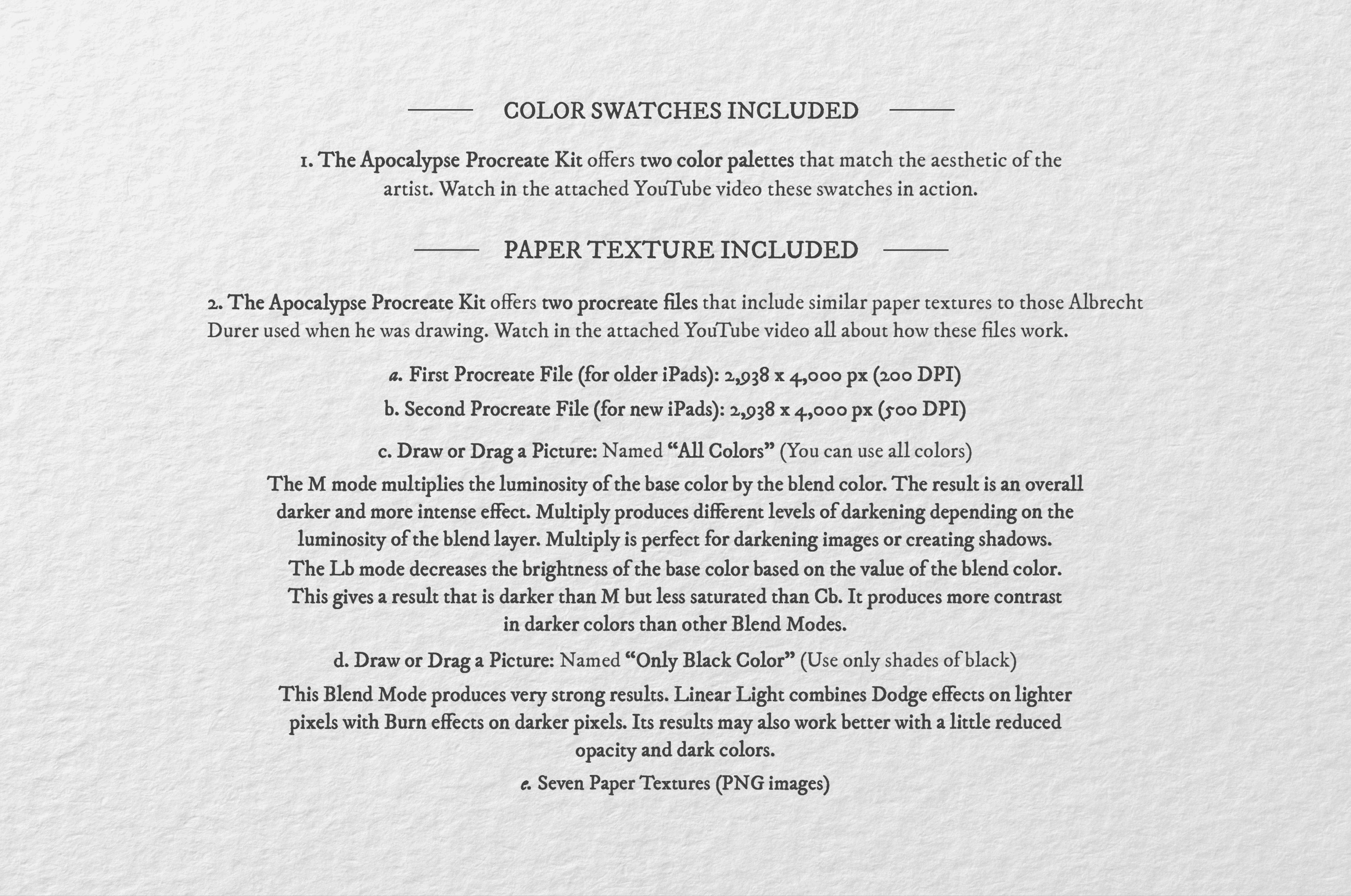 The Apocalypse Procreate Kit