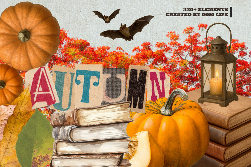 The Autumn Collage Creator (Free Download) by Digi Life
