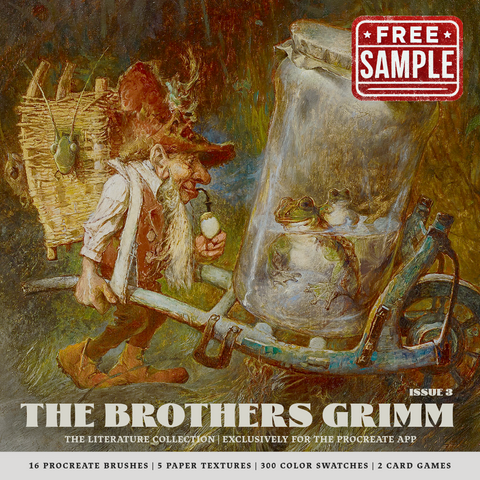 The Brothers Grimm Procreate Kit (Free Download)