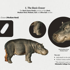 The Collage Eraser Procreate Brushes