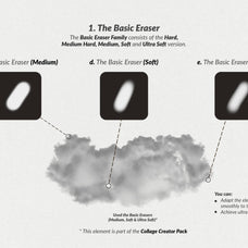 The Collage Eraser Procreate Brushes
