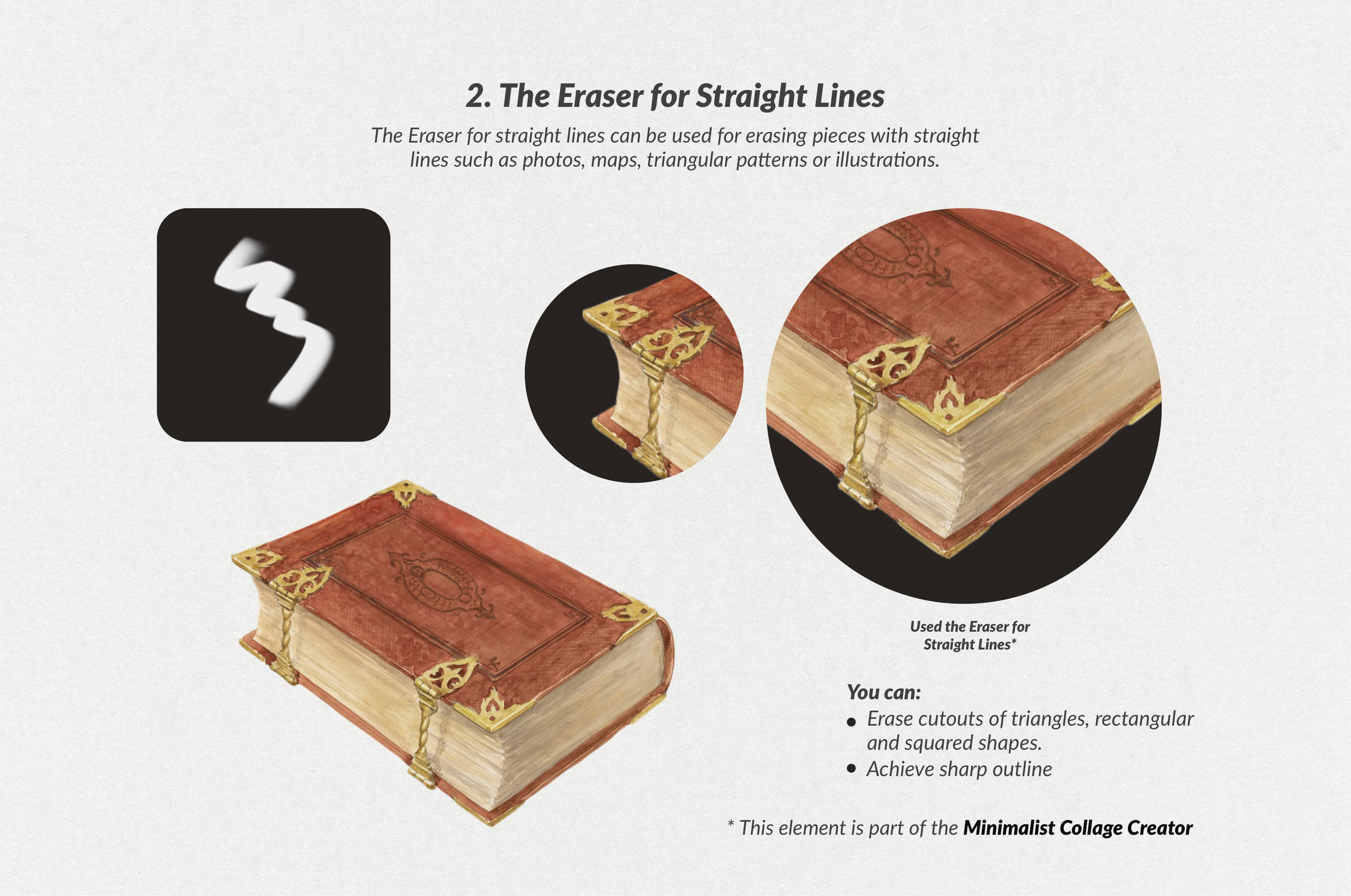 The Collage Eraser Procreate Brushes