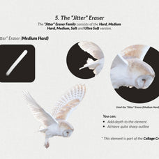 The Collage Eraser Procreate Brushes
