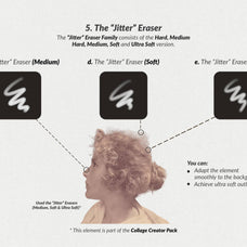 The Collage Eraser Procreate Brushes