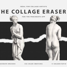 The Collage Eraser Procreate Brushes