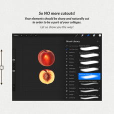 The Collage Eraser Procreate Brushes
