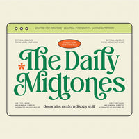 The Daily Midtones Decorative Serif