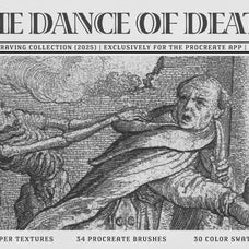 The Dance of Death Procreate Kit