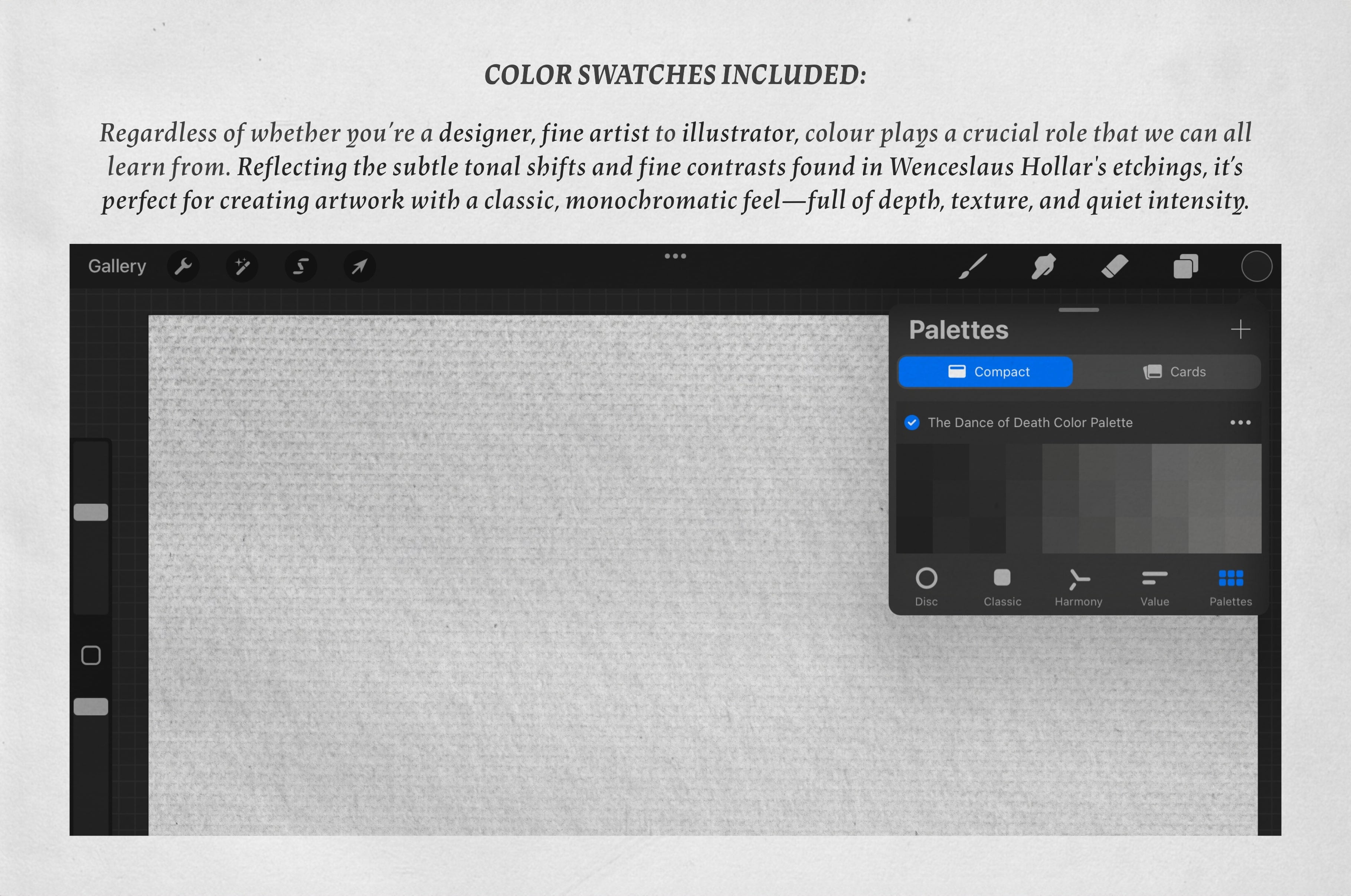 The Dance of Death Procreate Kit