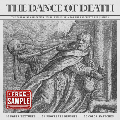 The Dance of Death Procreate Kit (Free Download)