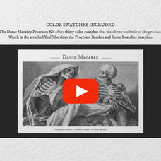 The Danse Macabre Procreate Kit