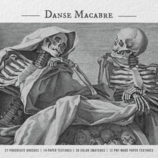 The Danse Macabre Procreate Kit