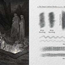 The Dante's Inferno Procreate Kit
