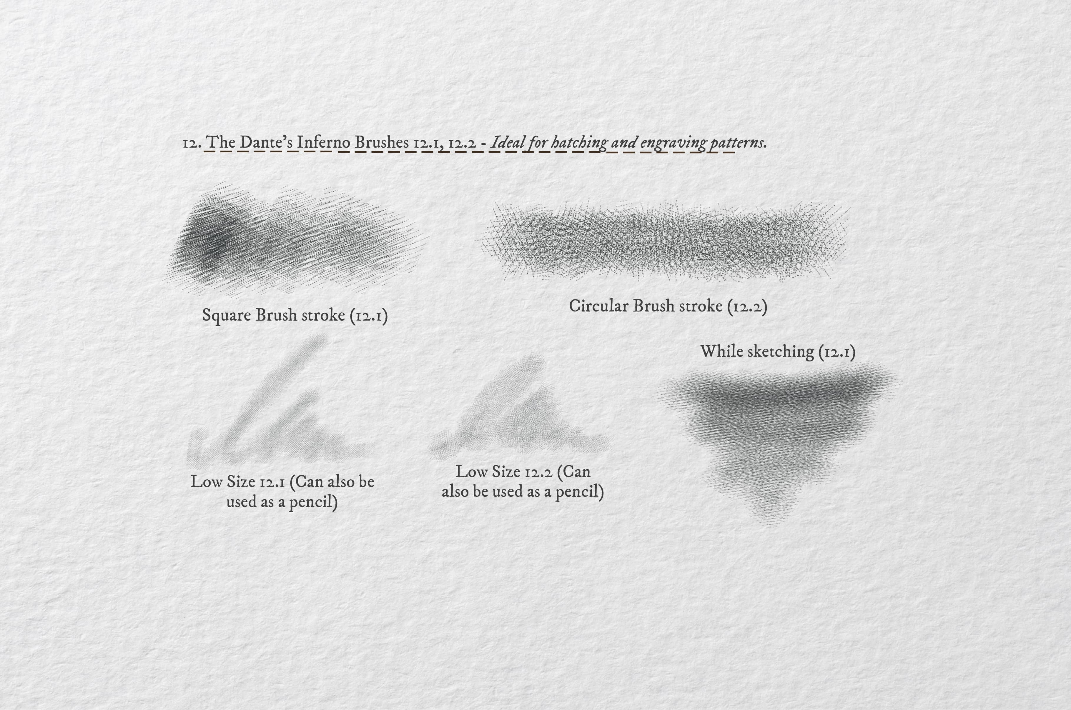 The Dante's Inferno Procreate Kit