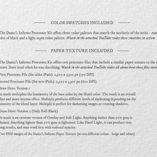 The Dante's Inferno Procreate Kit