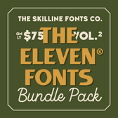 The Eleven Fonts Bundle Vol. 2