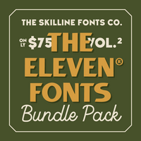 The Eleven Fonts Bundle Vol. 2