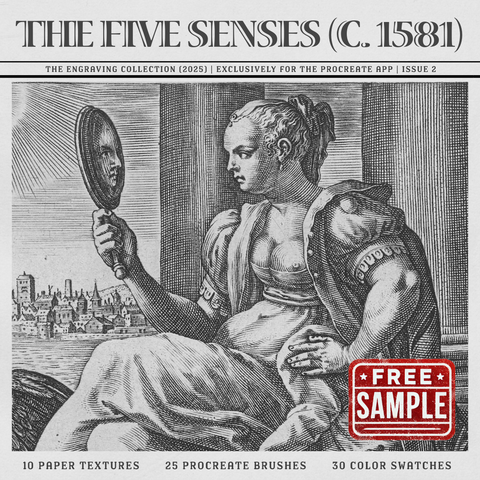 The Five Senses Procreate Kit (Free Download)