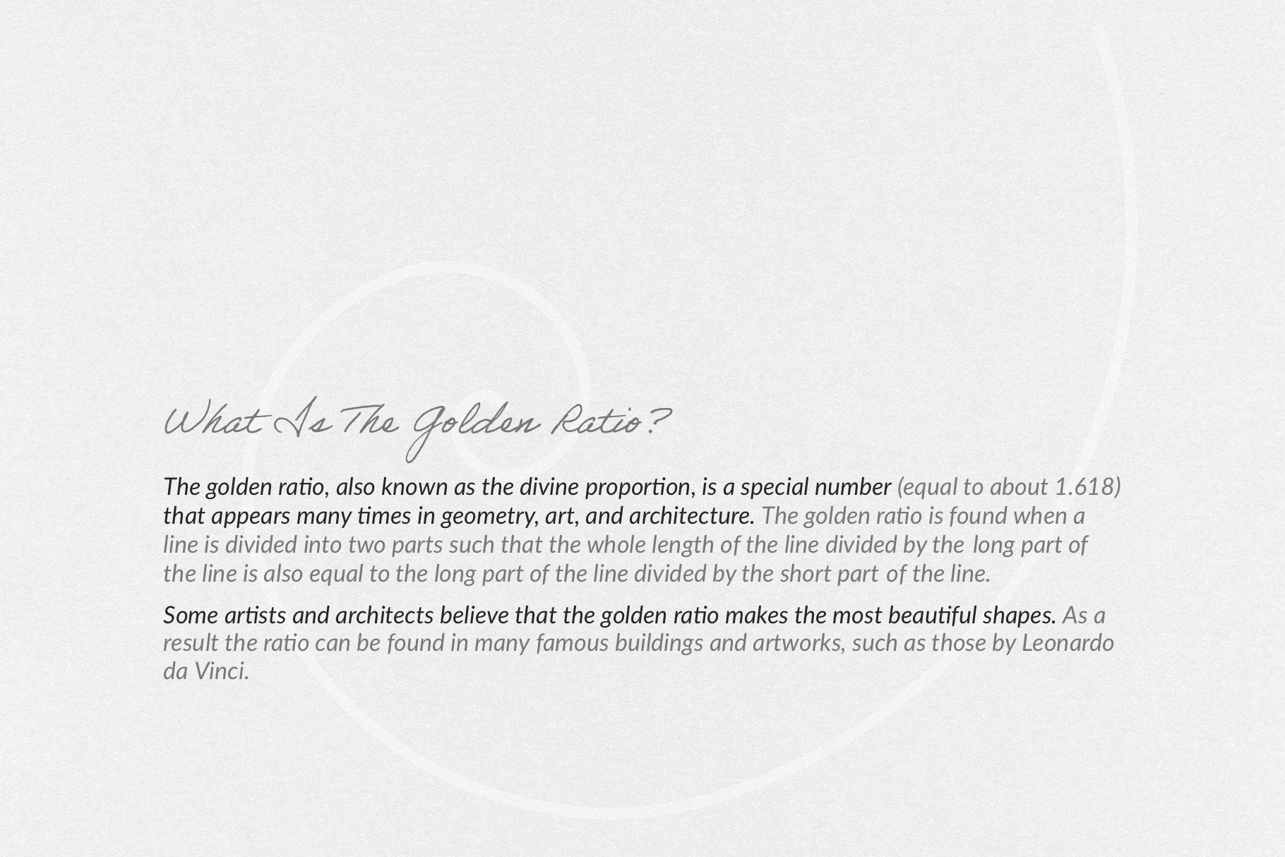 The Golden Ratio Phi Procreate Kit