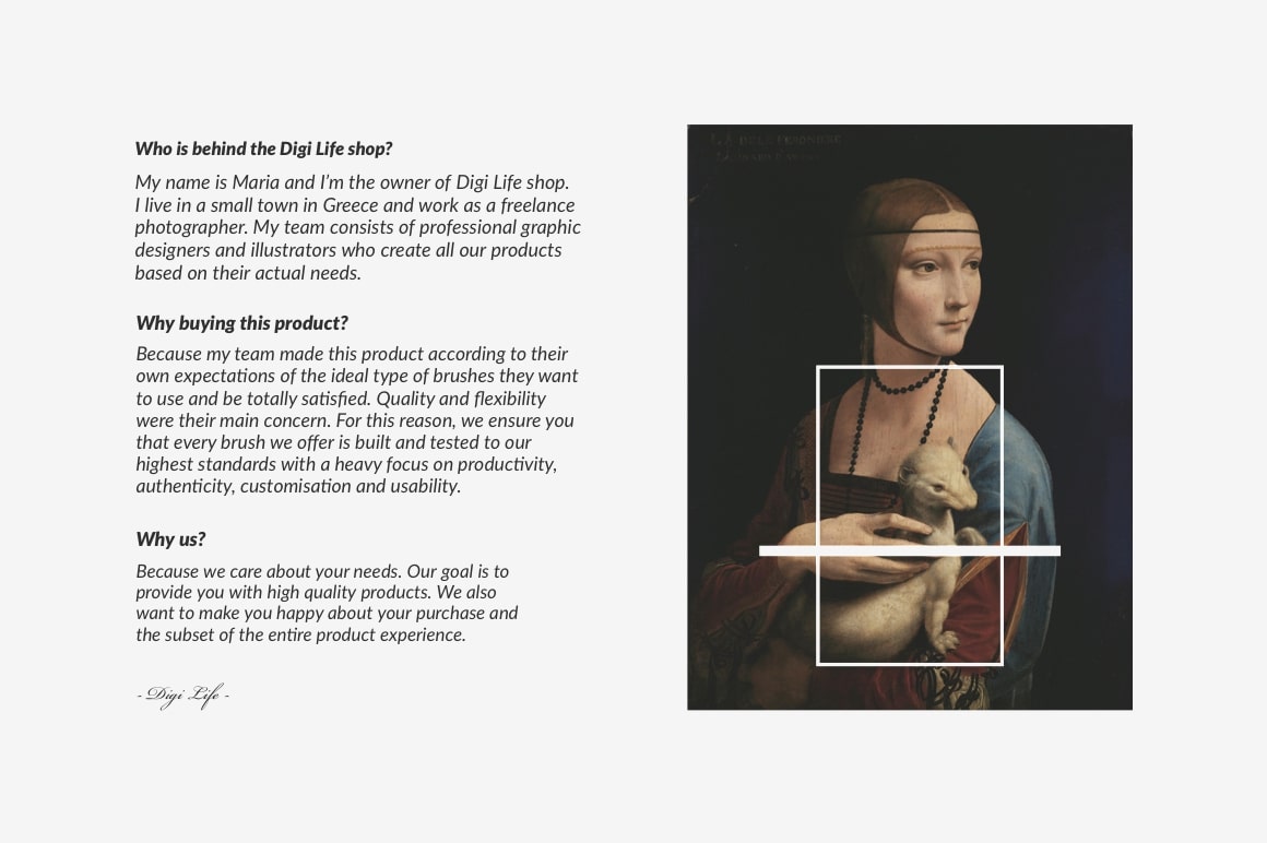 The Golden Ratio Phi Procreate Kit