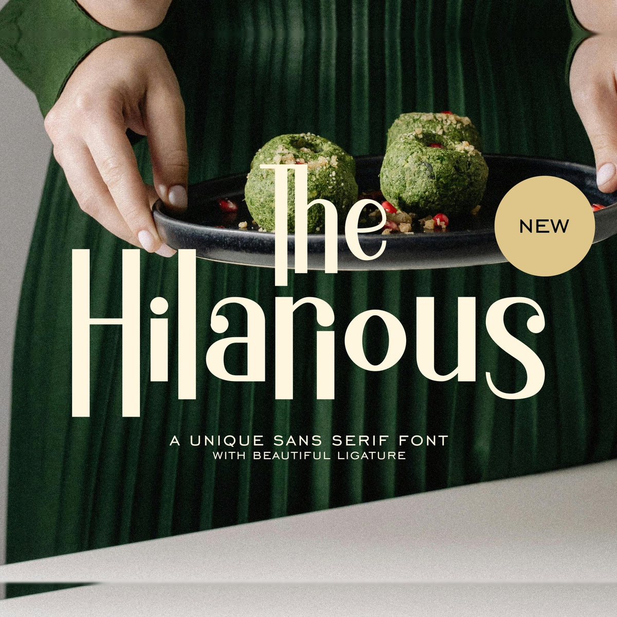 The Hilarious - Art Deco Sans Serif Font by Imoodev, preview 1
