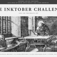 The Inktober Challenge Procreate Kit