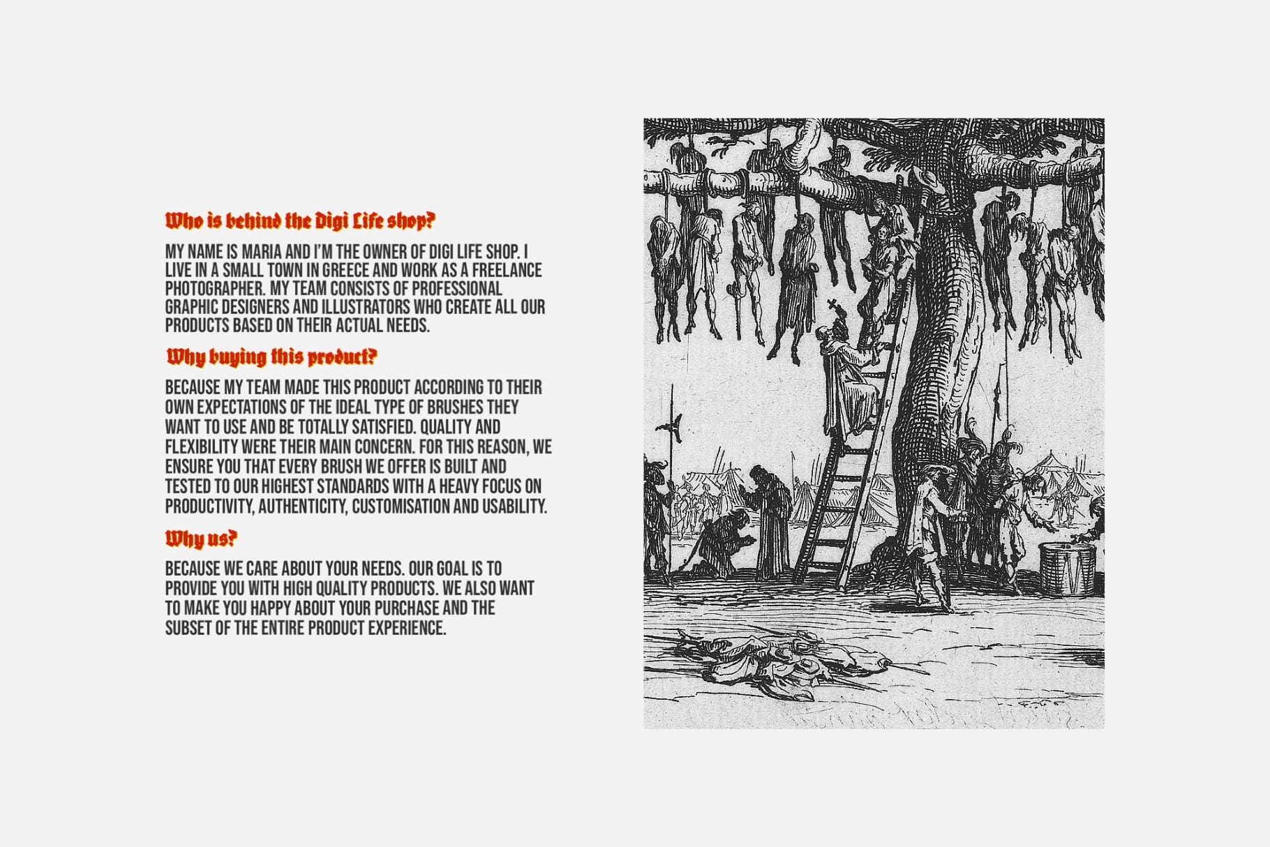 The Miseries of War Procreate Kit