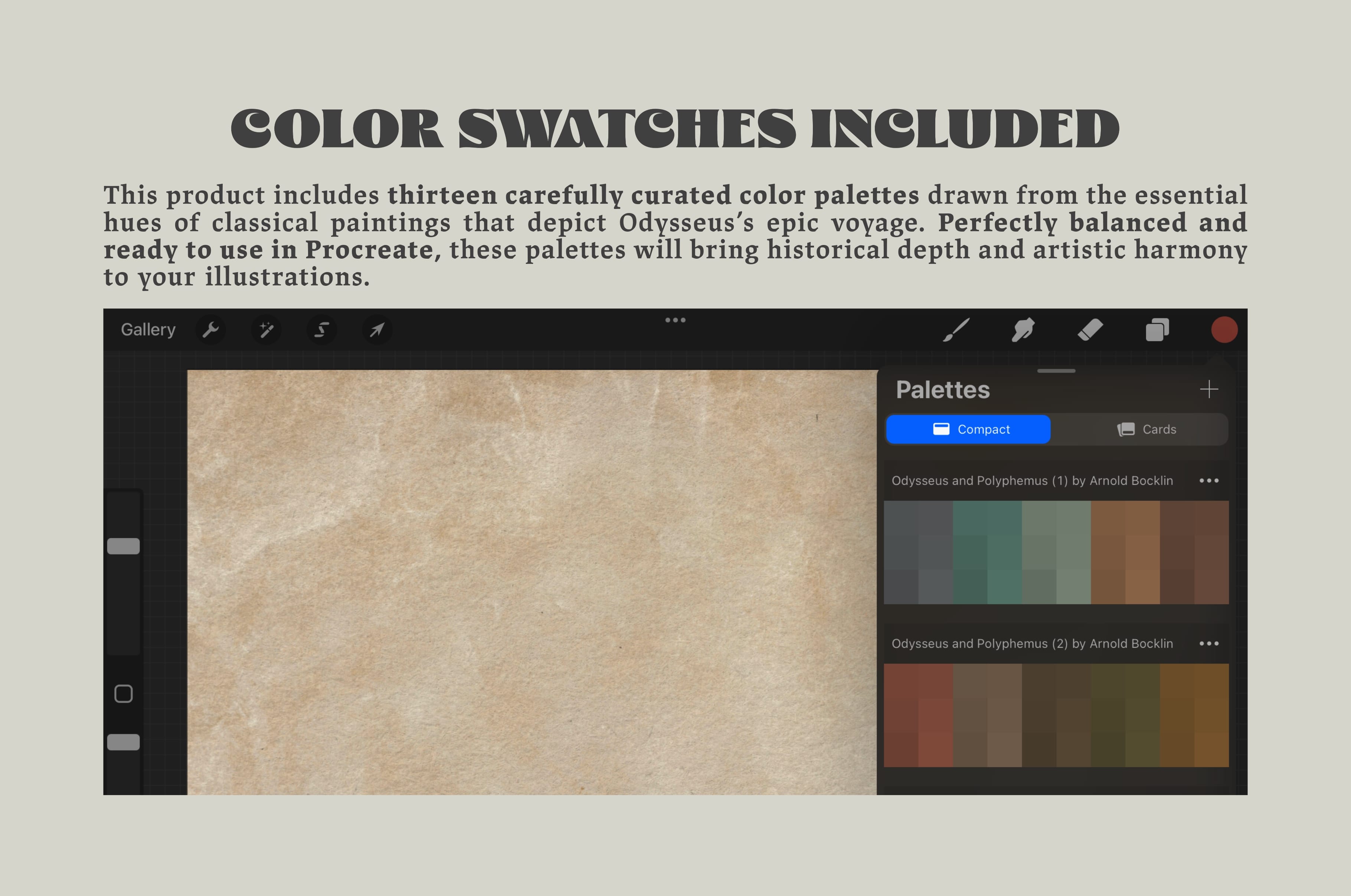 The Odyssey Procreate Kit