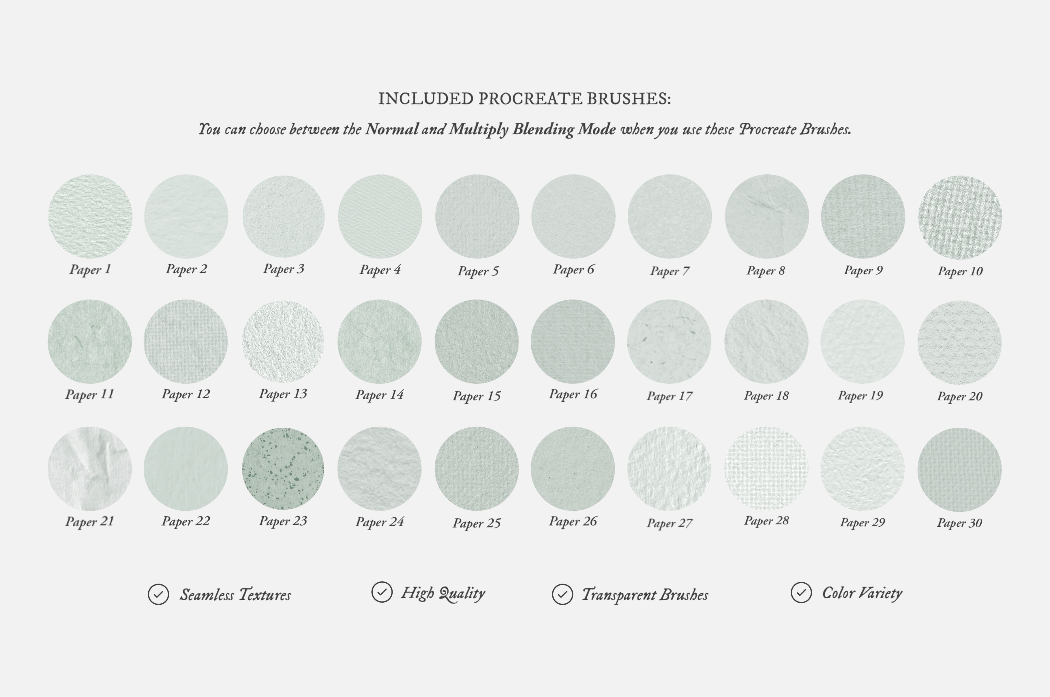 The Paper Palace Procreate Brushes