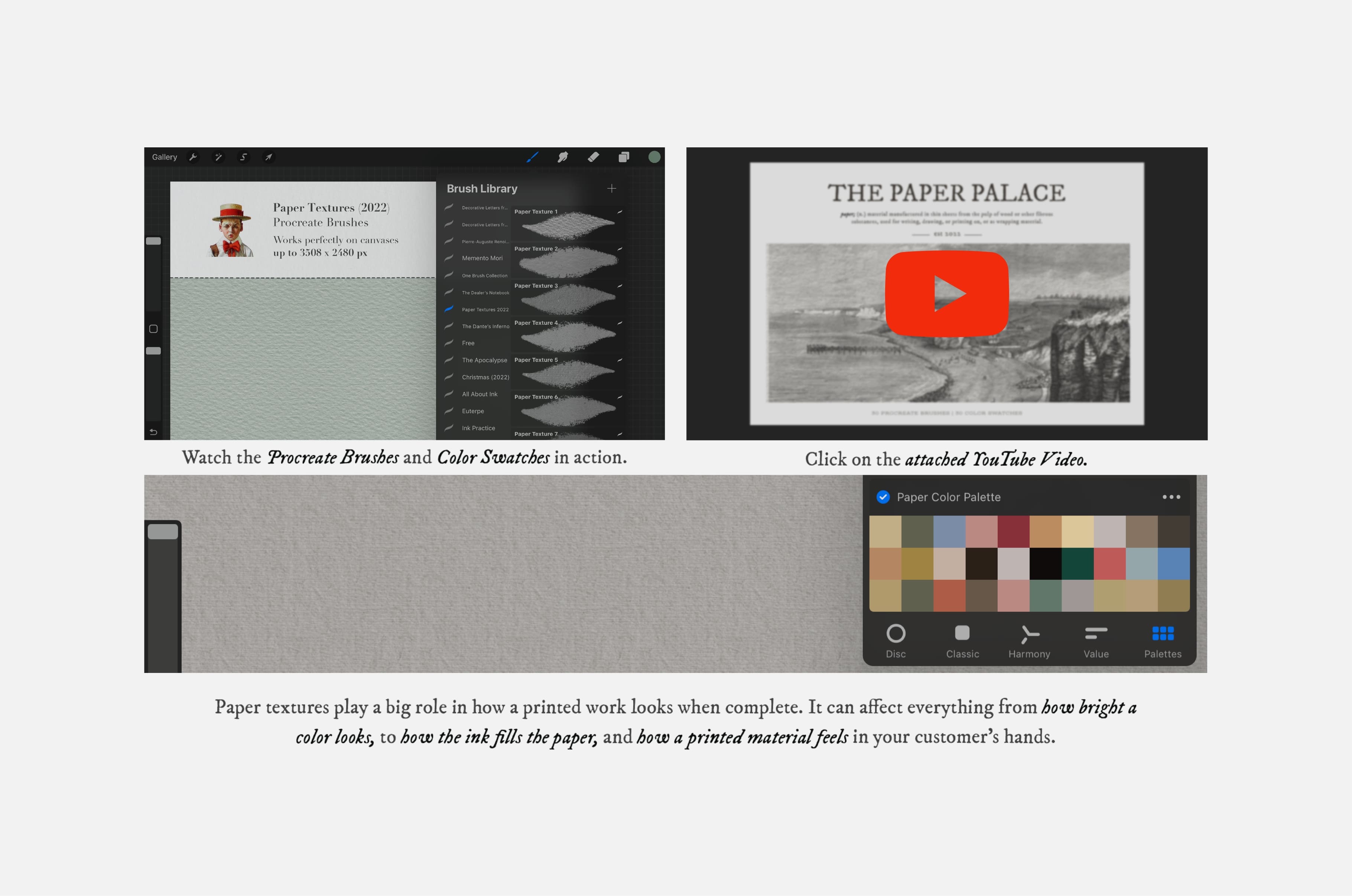 The Paper Palace Procreate Brushes