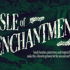 The Phantom Isles: Retro Tiki Font