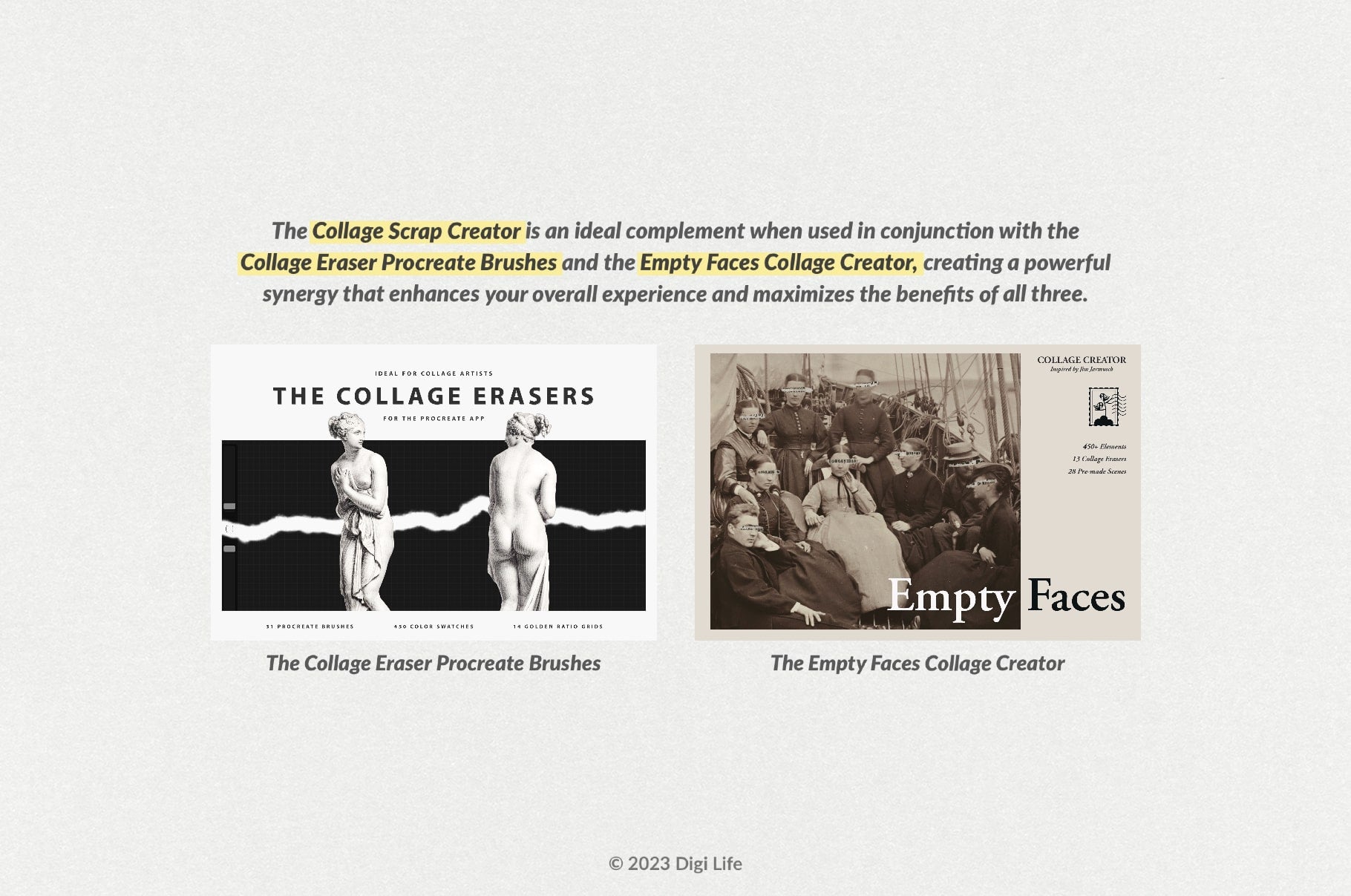 The Procreate Collage Scrap Creator