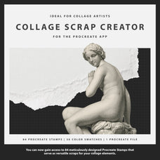 The Procreate Collage Scrap Creator