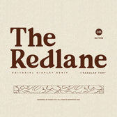 The Redlane Editorial Display Serif Font