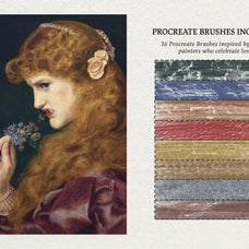 The Valentine's Day (2025) Edition: Procreate Brushes, Paper Textures and Color Swatches