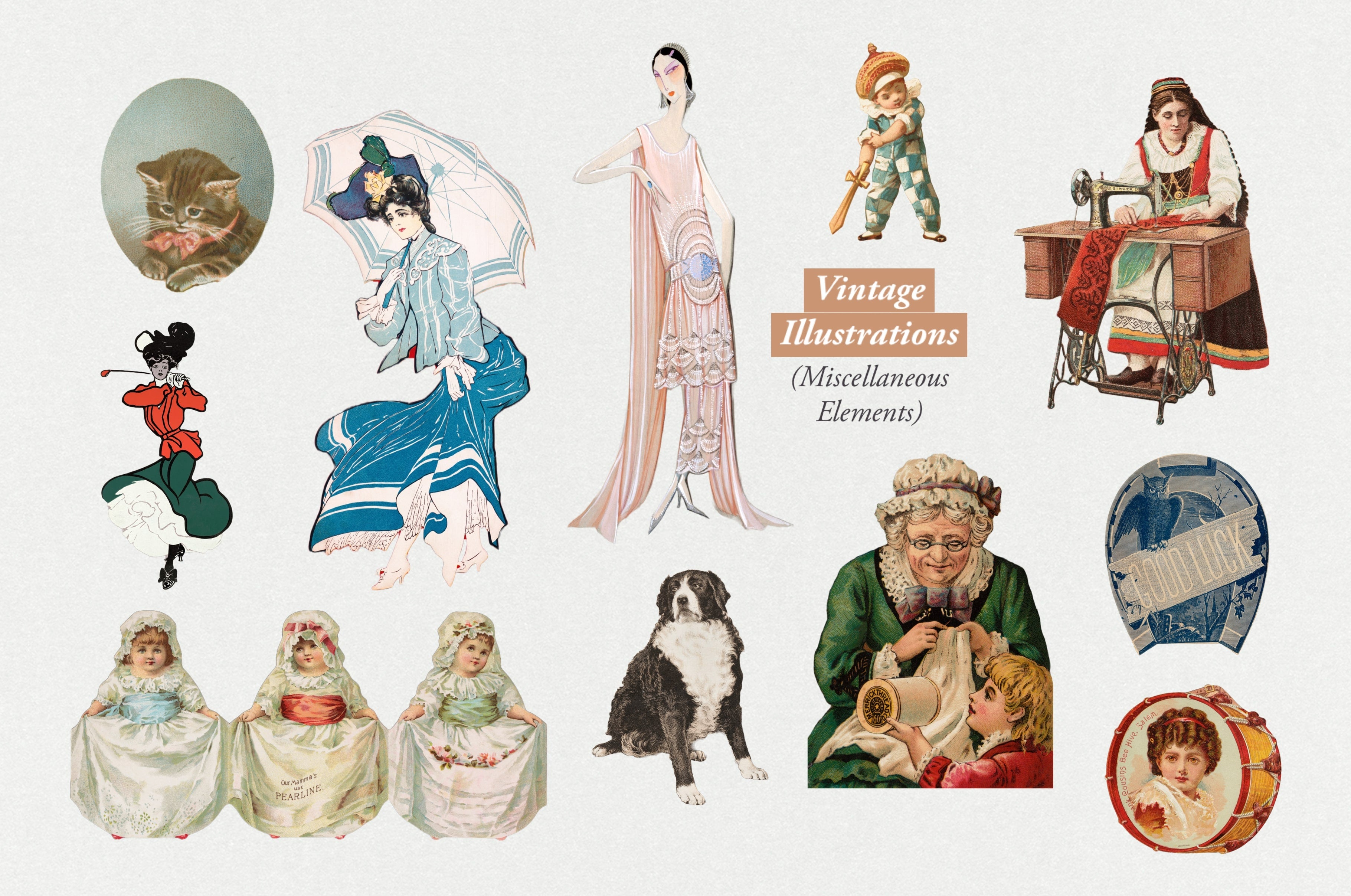 The Vintage Collage Creator - Childhood Memories