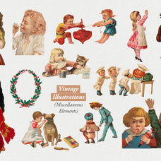 The Vintage Collage Creator - Childhood Memories