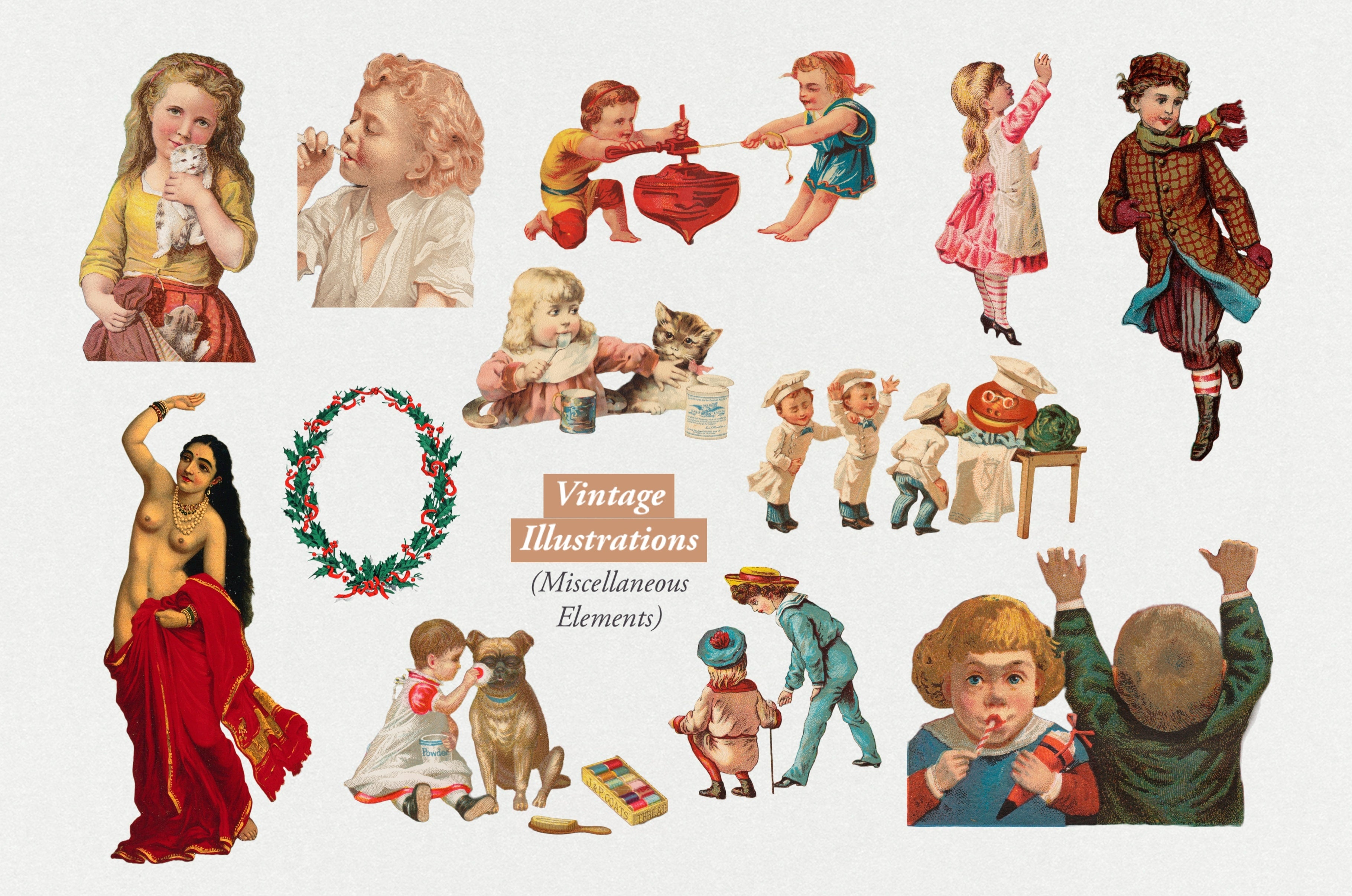 The Vintage Collage Creator - Childhood Memories