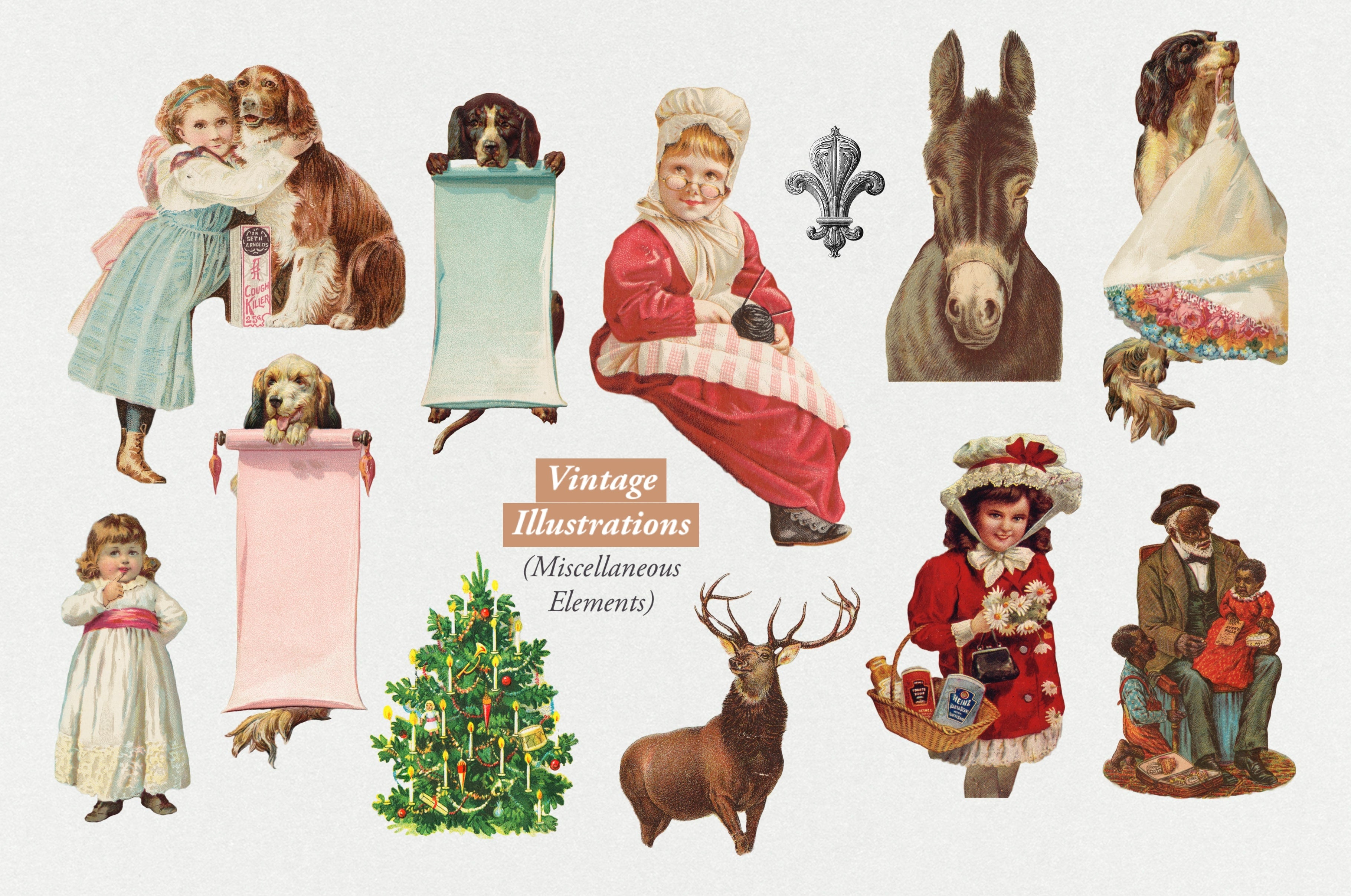 The Vintage Collage Creator - Childhood Memories