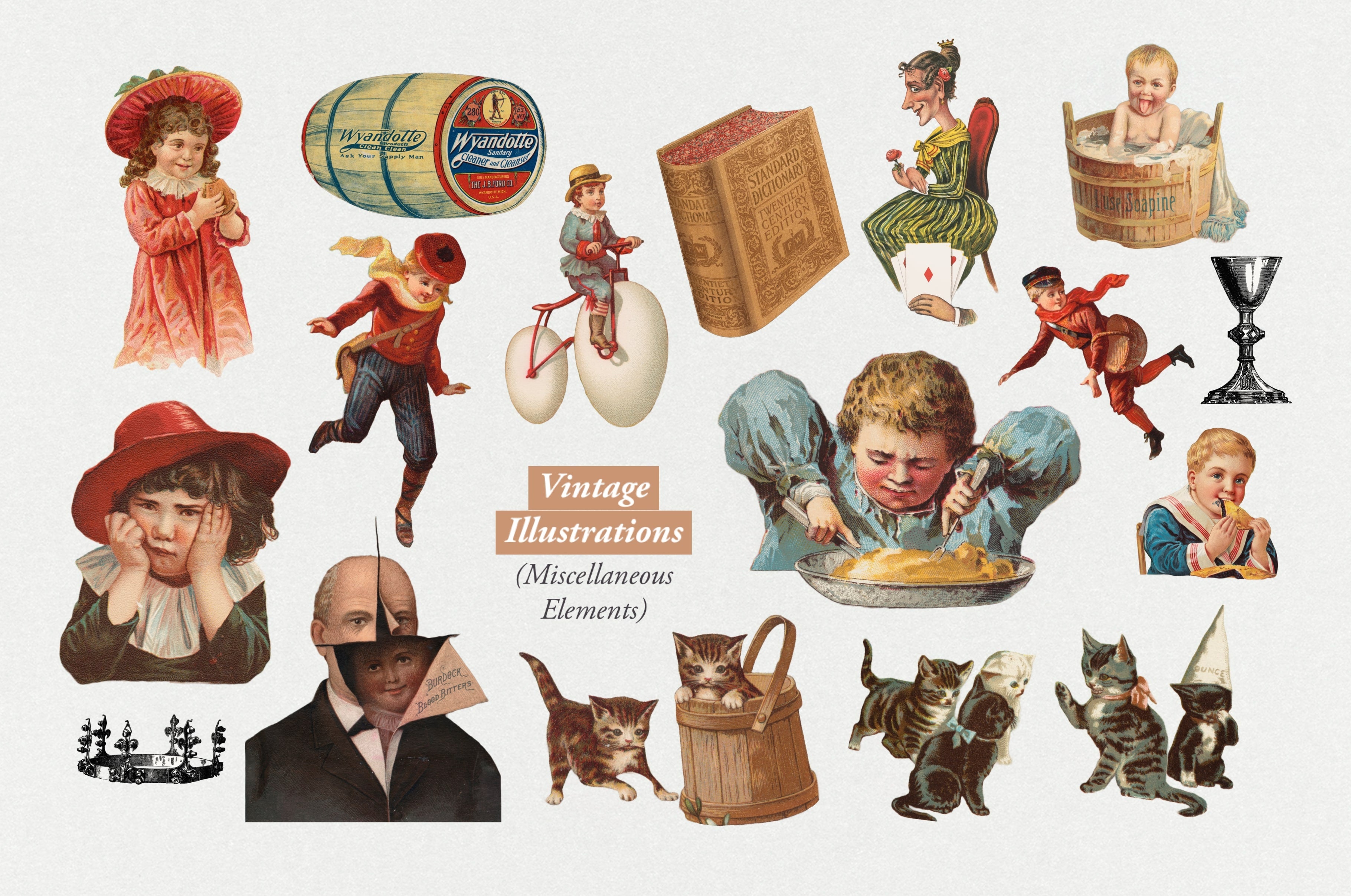 The Vintage Collage Creator - Childhood Memories