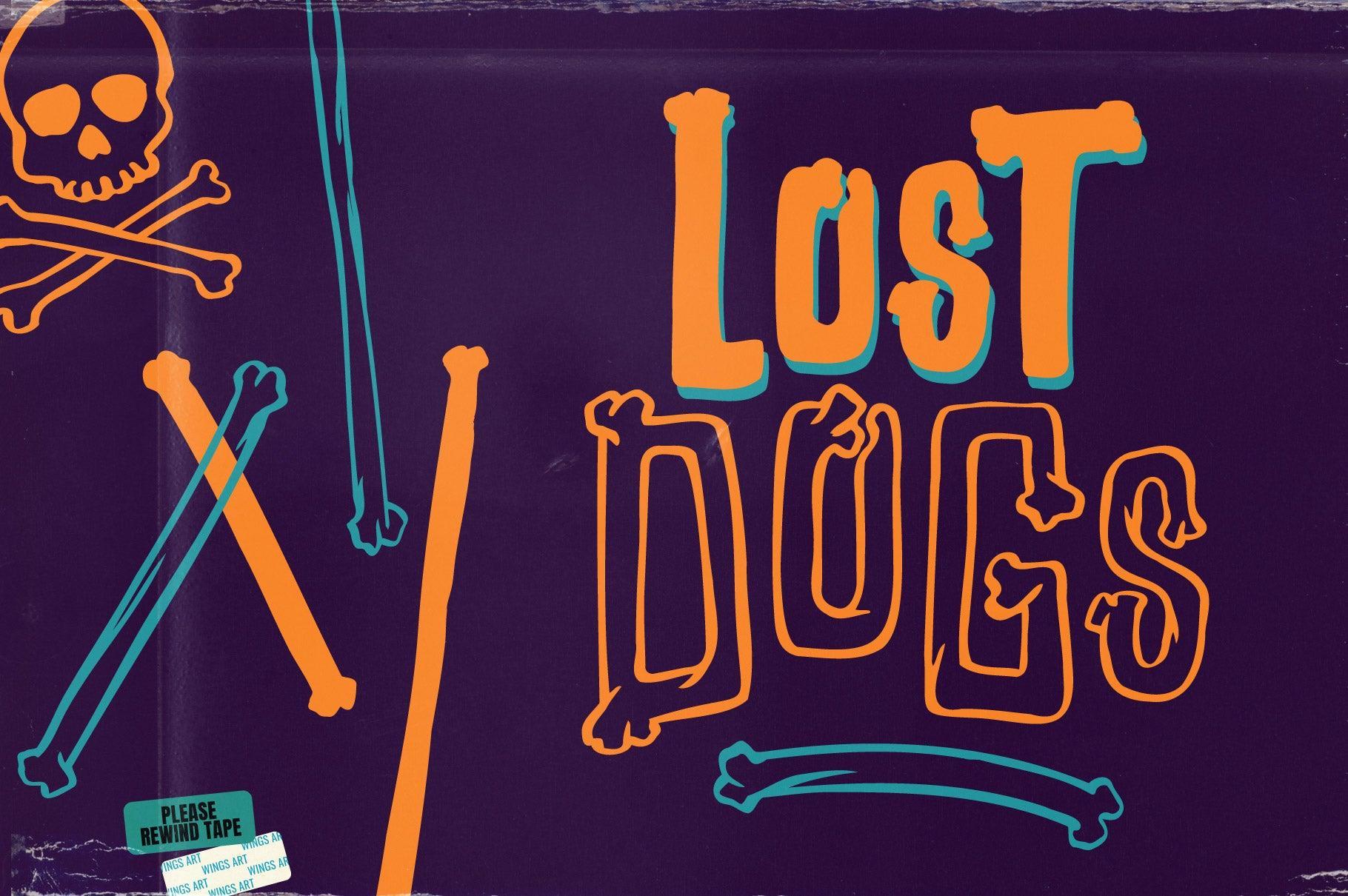 Them Bones: A Spooky Novelty Font