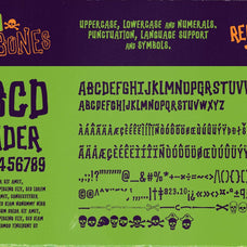 Them Bones: A Spooky Novelty Font