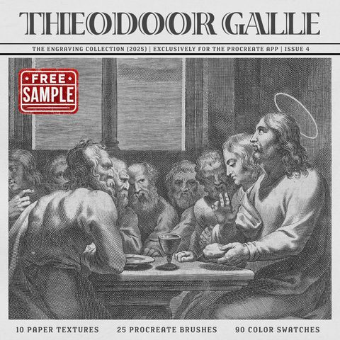 Theodoor Galle Procreate Kit (Free Download)