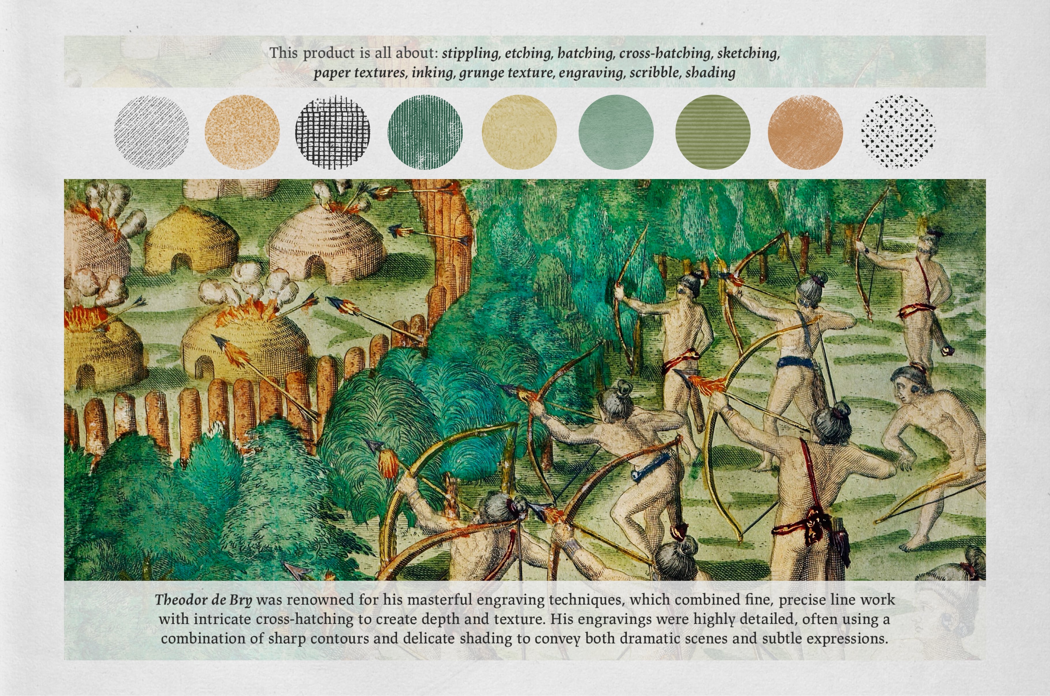 Theodor de Bry Procreate Kit