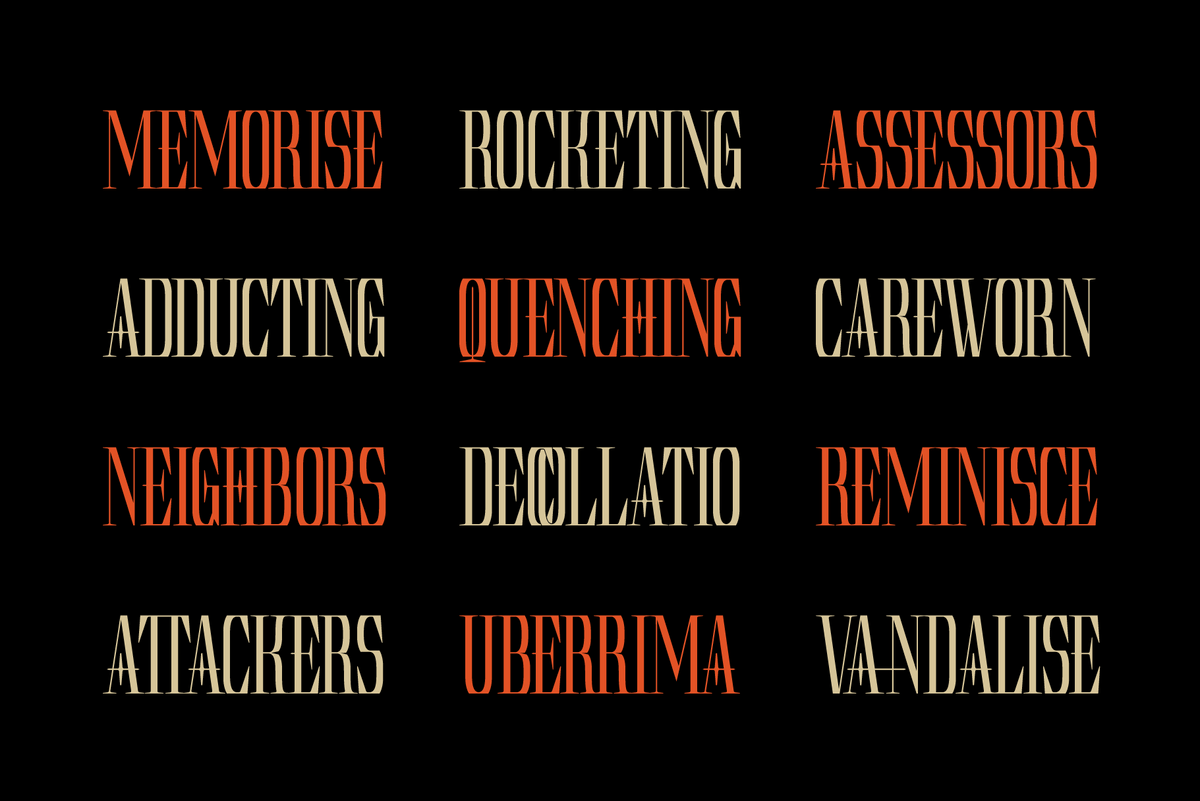Theome - Serif Display Font by Mooneseye Type, preview 3